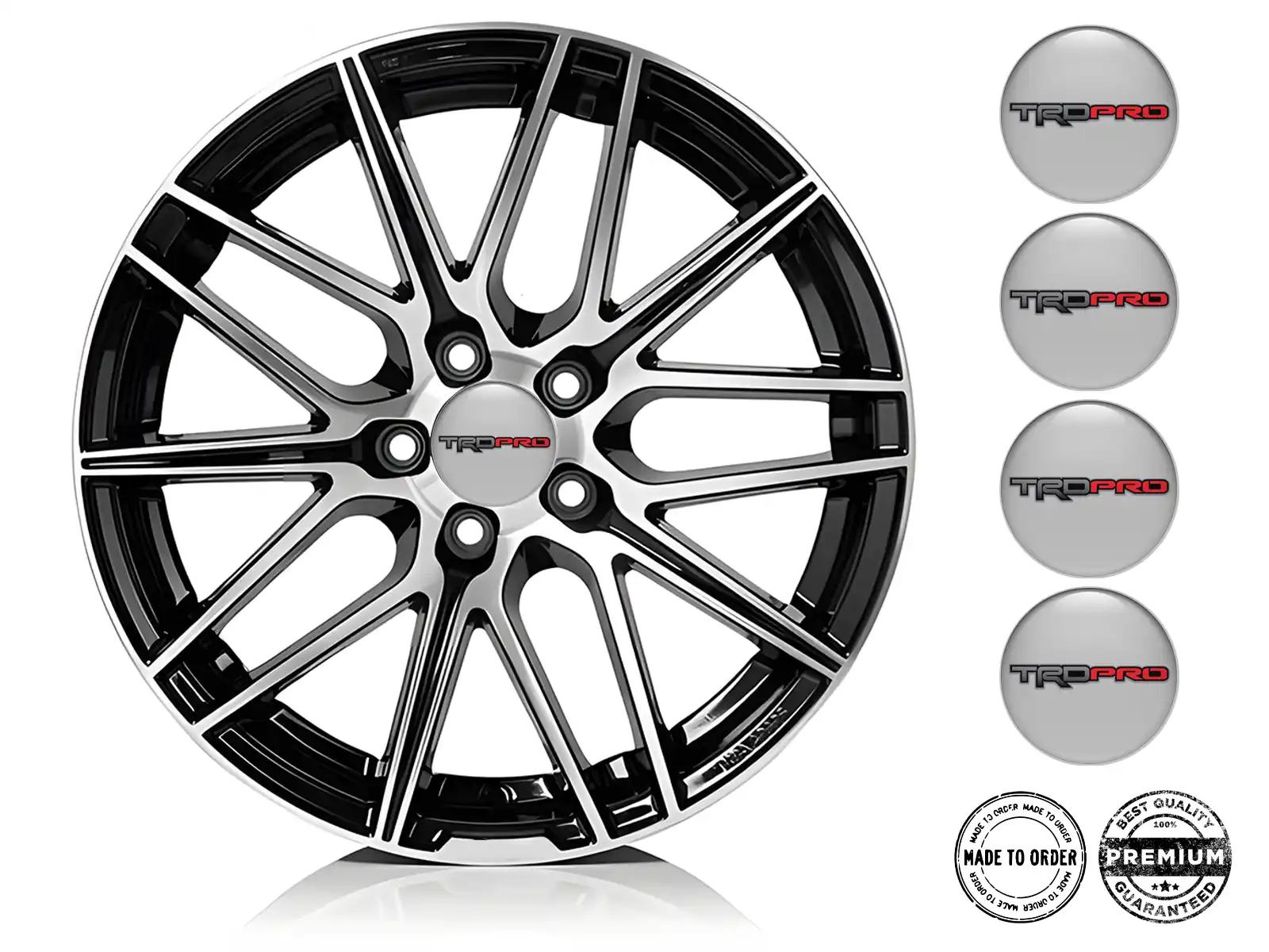 Toyota TRD Silikonsticker Professionell Temporal Thrust